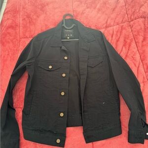 Denim & Flower Men's Black Lightweight Denim Jacket